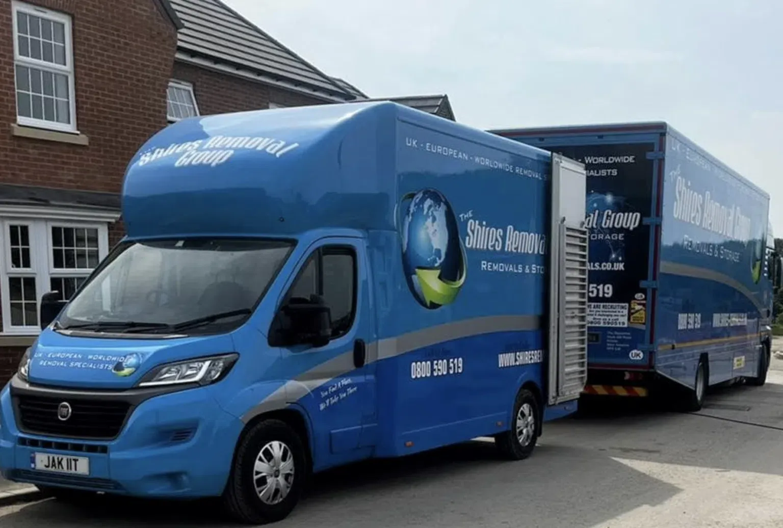 The Shires group removals vehicles going from Spain to the uk